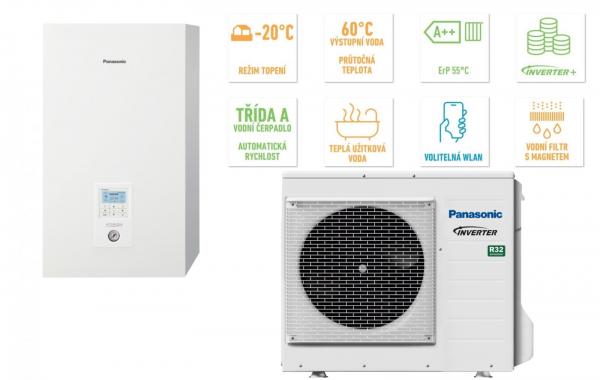 Tepelné čerpadlo Panasonic AQUAREA 7kW - generácia J